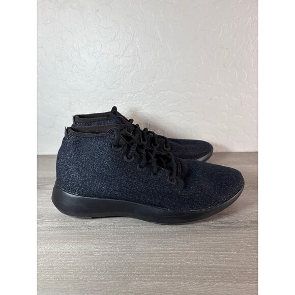 Allbirds Wool Runner Up Mizzles Men’s Size 11 M Natural Black High Top Shoes - Picture 4 of 7